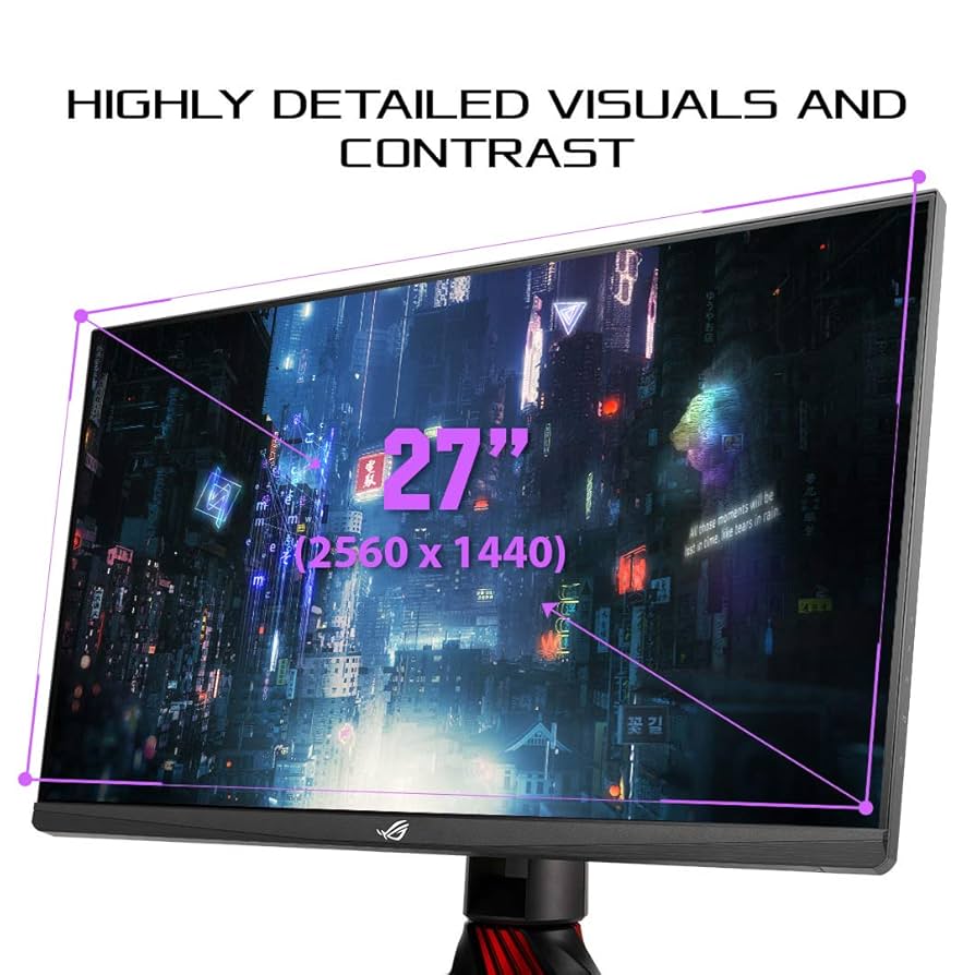 ASUS ROG Strix XG279Q 27” HDR Gaming Monitor, 1440P WQHD